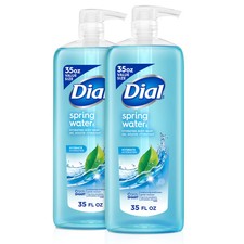 Dial Body Wash, Spring Water, 35 fl oz (Pack of 2) 0.79 per gallon