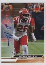 2024 Upper Deck CFL Auto Dedrick Mills #76 Auto 1fo7
