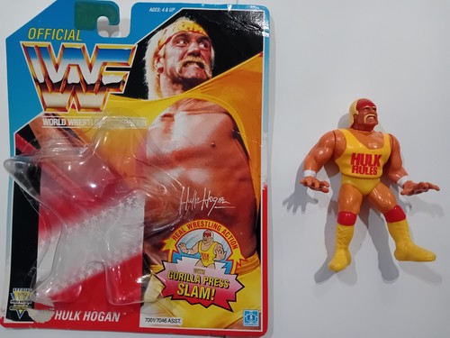 Hasbro WWF WWE Hulk Hogan Series 1 Vintage Wrestli...