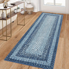Washable Runner Rug 2X6 Runners for Hallways Non Slip Bathroom Rugs Modern Area