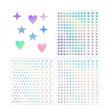 1800pcs Mini Holographic Stickers, Glitter Foil Shiny Small Stickers Self