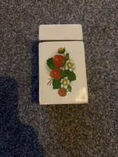 VINTAGE CROWN DEVON LIDDED RECTANGULAR PRESERVE POT Fortnum and Mason