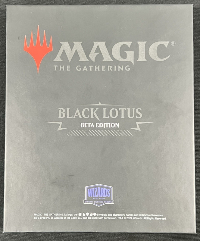 2024 Magic The Gathering Black Lotus Beta Samoa 1 oz Silver Coin Box & COA #245