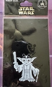 Disney Parks Star Wars “Yoda” Vinyl  Window Decal