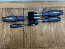 snap-on tools torx screwdriver set blue soft grip new T15 T20 T25 T30 USA