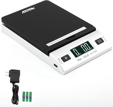 A-CK65BS 65Lbx0.1Oz Digital Shipping Postal Scale with Batteries and AC Adapter