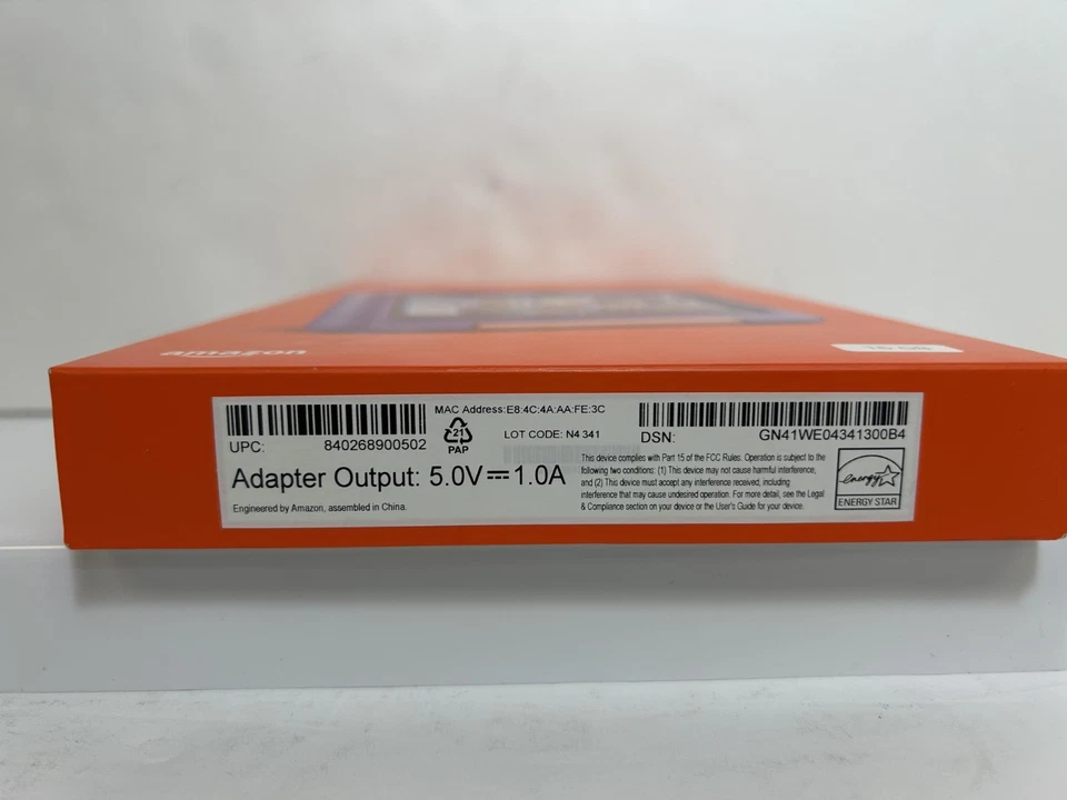 Amazon Fire 7 Kids Tablet (12th Gen) 16GB - Purple - Image 3 of 3