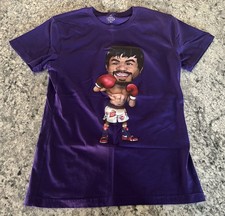 Vintage Manny Pacquiao Caricature Promo T-Shirt Boxing Original Medium