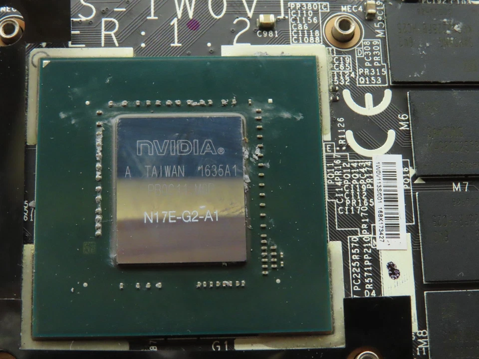 MSI GT62VR 7RE 17.3" Genuine Nvidia Geforce GTX 1070 8GB Video Card MS-1W0V1 - Image 3 of 4