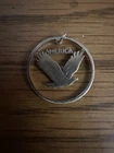 90% Silver Standing Liberty Quarter Cut Out Eagle Pendant