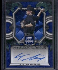 2023 Panini Elite Extra Edition Trystan Vrieling Hidden Gems Blue Signatures