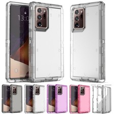 For Samsung Galaxy Note20 Ultra/Note 20 Transparent Case Protective Rugged Cover