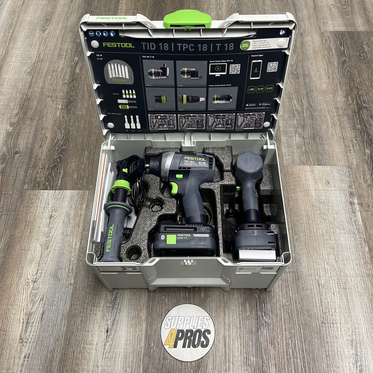 Festool 576996 | Cordless Hammer Drill & TID 18 Cordless Impact