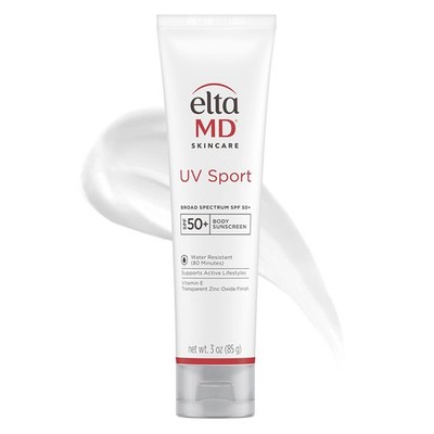 EltaMD UV Sport Sunscreen Lotion SPF 50 - Face and Body Sunscreen SPF 50, Wa...