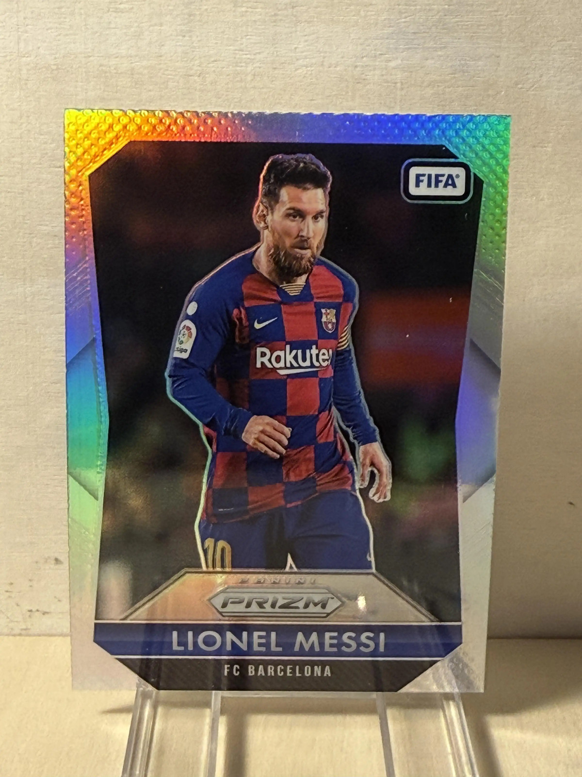 2025-26 Panini Prizm FIFA Lionel Messi Sliver Prizm Flashback #2