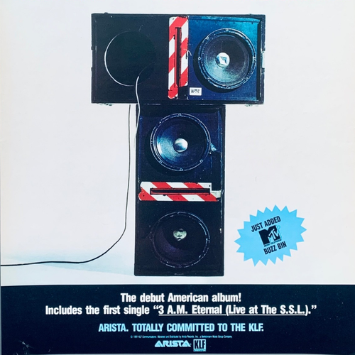 THE KLF Original 1991 PRINT REKLAME THE WHITE ROOM Arista - Bild 3 von 4