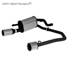 Remus Duplex Sportauspuff Opel Corsa D 1.3-1.7l mit Serienheck je 102mm rund