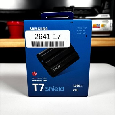 Samsung T7 Shield Micro-Portable SSD 2TB External NVMe SSD USB 3.2 Gen 1056MB/s
