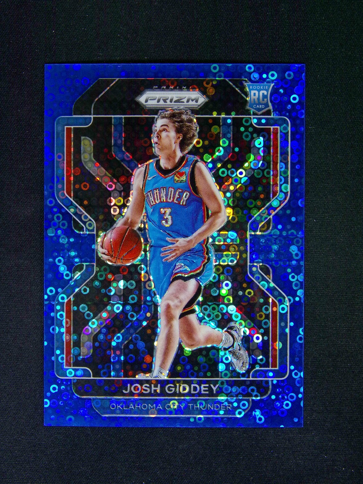 2021-22 Panini Prizm Josh Giddey #301 RC Rookie Fast Break Blue /150