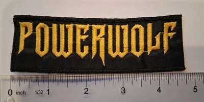 Power Wolf  Band Patch Embroidered Sew On Powerwolf