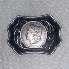 Silver Dollar Belt Buckle Morgan Silver Dollar Coin