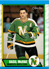 1989-90 O-Pee-Chee Basil McRae MN North Stars #216