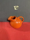 N-Orange Ceramic Fiesta Ware Pitcher Glossy Pottery Classic