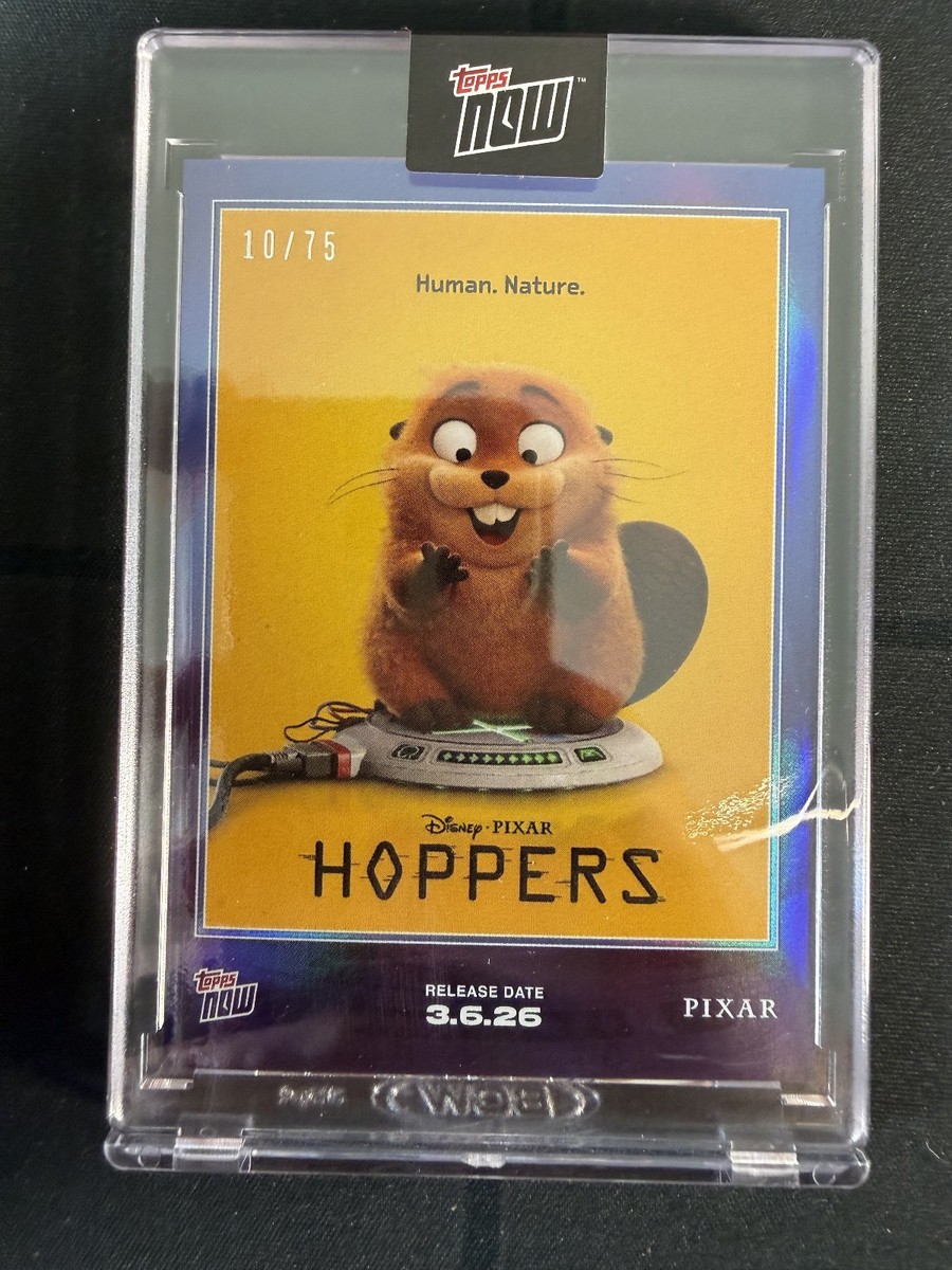 2026 Disney Topps NOW Hoppers Card Hopp 2.6.26 Pixar Blue Foil