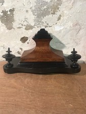 Antique Vienna Wall Clock  Ornate Wooden Bottom Piece