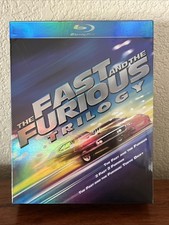 New Sealed The Fast And The Furious Trilogy - Blu-ray 2009 6-Disc - Slip Cover
