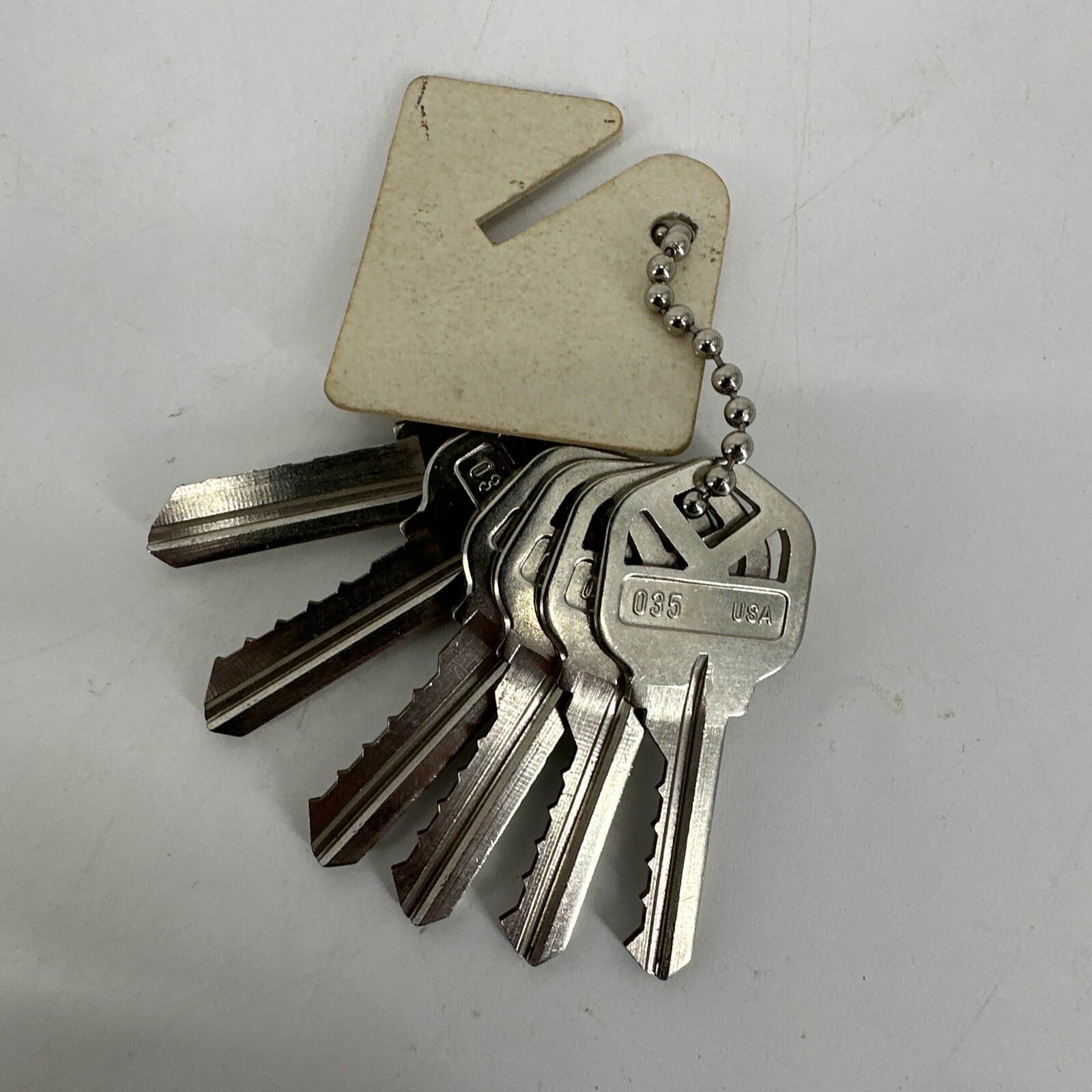SET OF 6 HPL 730DKS Lock Guide Master Key Set 035 #1-6 | eBay