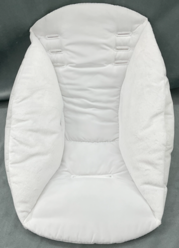 Ingenuity Keep Cozy 3-in-1 Spruce Pink Burst REPLACEMENT SEAT PAD White Insert - Picture 1 of 2