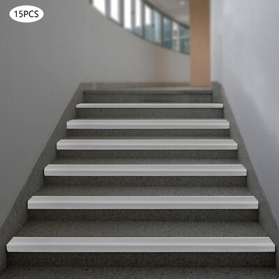 15 Pack Non-Slip Stair Edge Protectors - Safe Corner Strips