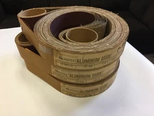 Sancap 2" x 168” 120 Grit Aluminum Oxide Cloth Sanding Belts 5 PACK USA MADE
