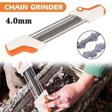 2 in 1 4.0mm Easy File Chainsaw Chain Sharpener for Stihl 3/8" Diameter 5/32"