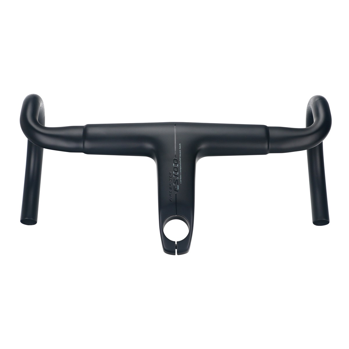 TOSEEK Full Carbon Handlebar 28.6/31.8mm Integrated Drop Bar Road