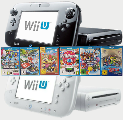 Nintendo Wii U Desbloqueado Zerado + Hd 320gb Com 40 Jogos