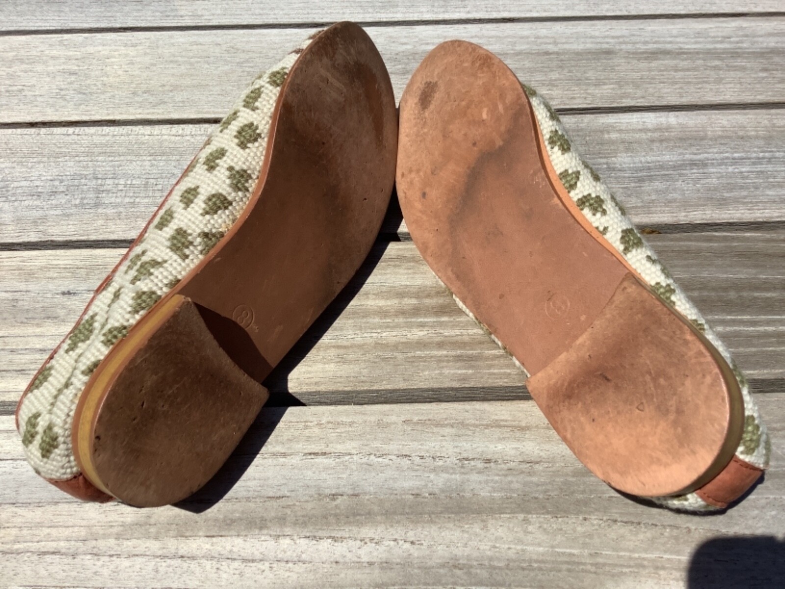 LARKSPUR COLLECTION LEOPARD/CHEETAH NEEDLEPOINT SHOES… Gem