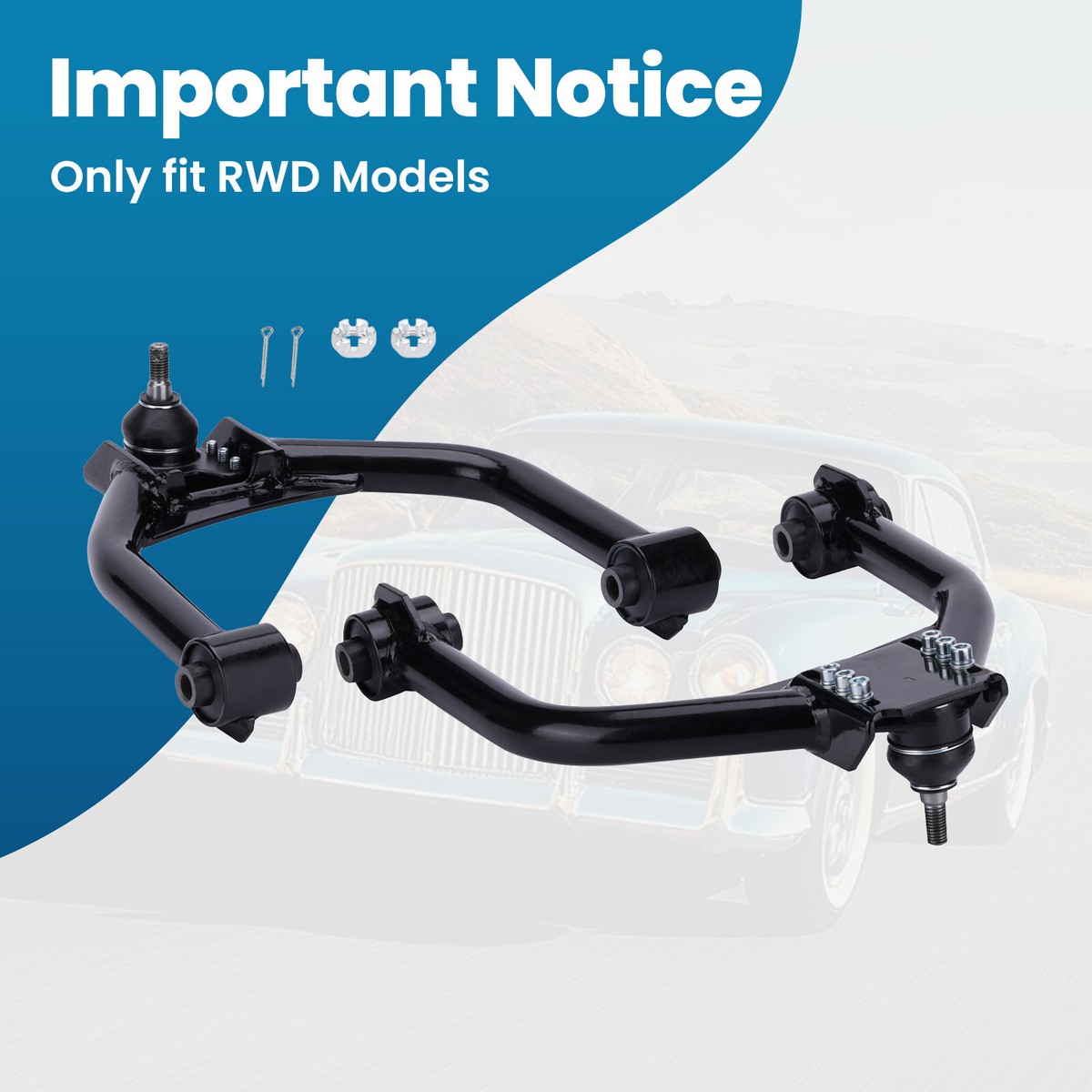 Front Upper Control Camber Arm for 88-91 Honda Civic CRX 90-93 Integra