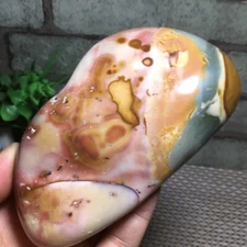 Top  Marine jasper stone free form mineral specimen 964g  F3