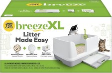 Tidy Cats Breeze XL Non-Clumping Cat Litter Box System Starter Kit  