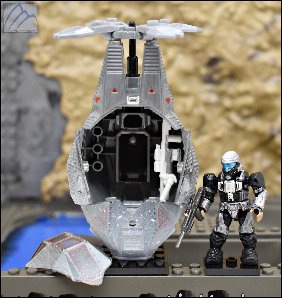 Arctic Sniper Mega Bloks Odst Drop Pod MEGA BLOKS/CONSTRUX HALO