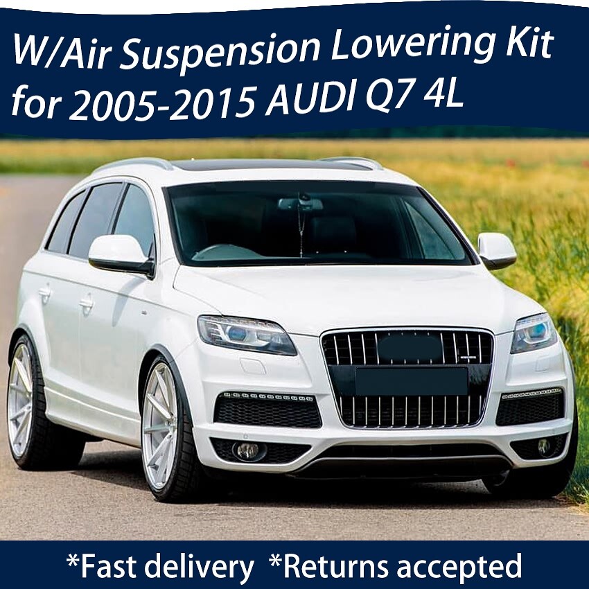 💥for Audi Q7 4L 2004 - 2014 ADJUSTABLE AIR Suspension Lowering