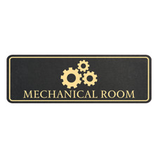 Standard Plus Mechanical Room Wall or Door Sign | Workplace Safety Signage