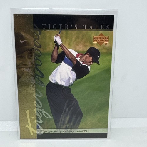 2001 Upper Deck Golf Tiger's Tales Insert Card Tiger Woods #TT13  #b1