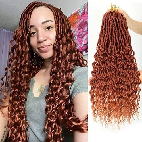Image of Faux locs hairstyle for C hair