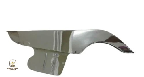 Garde-chaîne Chrome Pour Moto BSA A50 / A65 - Acier - Neuf - Origine Inde