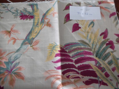 Bundle/Job Lot 21 x Floral/Leaf Fabric Remnants - Prestigious Textiles - Picture 16 of 23