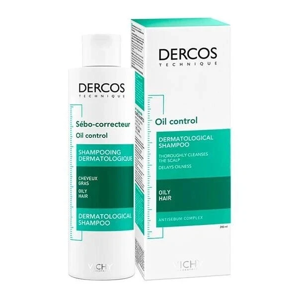 Vichy Dercos Shampoo Sebo-Corrector Treatment 200ml - Image 2 of 4