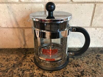 BODUM The Original French Press Coffeemaker 3 Cup Stainless Steel